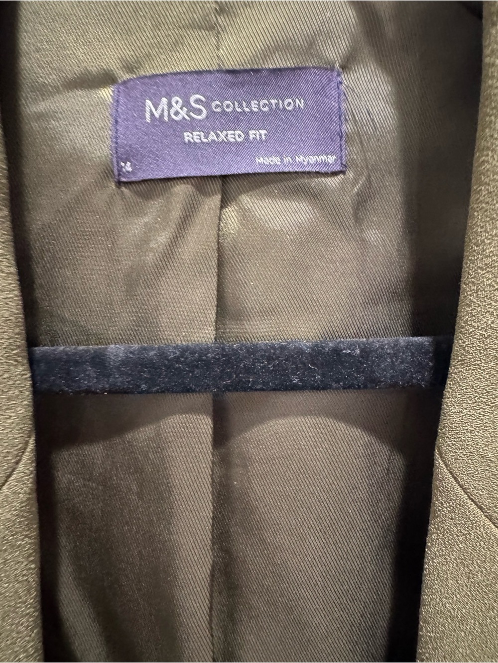 M & S Collection Relaxed Fit Blazer Size 14 - Picture 5 of 5